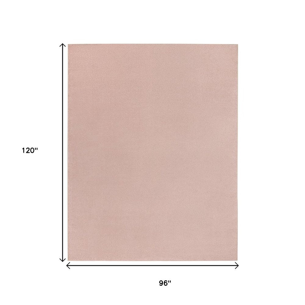 8' X 10' Pink Indoor Outdoor Area Rug — view 3