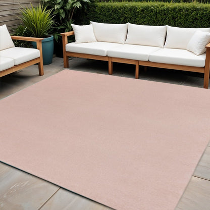 9' Pink Square Indoor Outdoor Area Rug HomeRoots