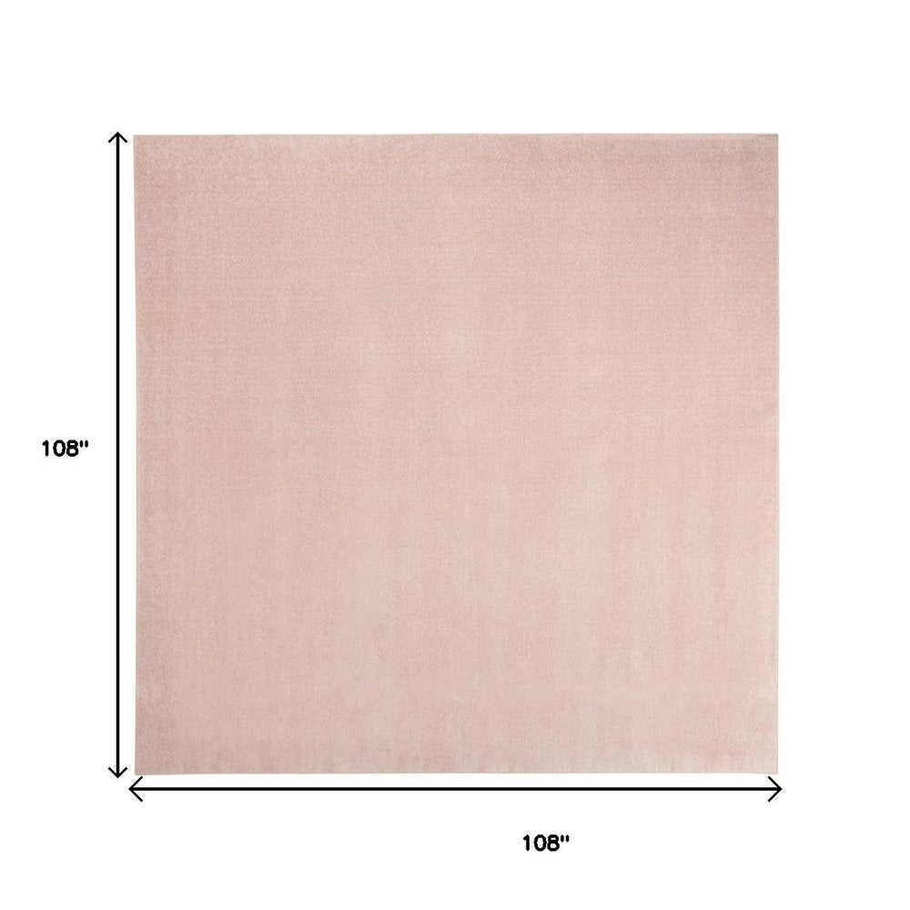 9' Pink Square Indoor Outdoor Area Rug HomeRoots