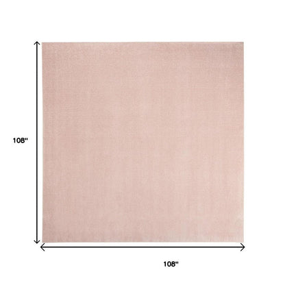 9' Pink Square Indoor Outdoor Area Rug HomeRoots