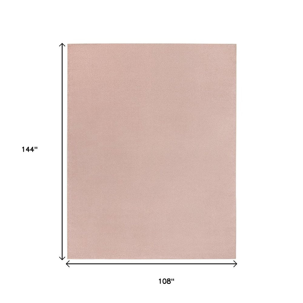 9' X 12' Pink Indoor Outdoor Area Rug — view 4