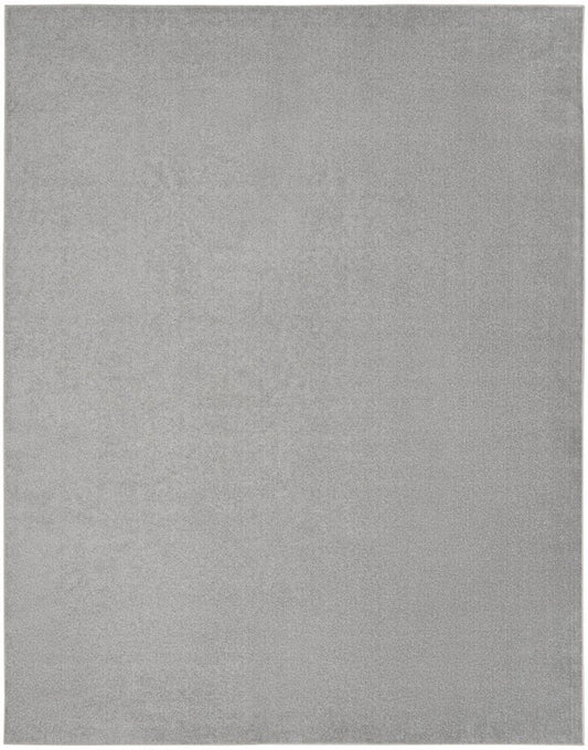 10' X 14' Gray Indoor Outdoor Area Rug
