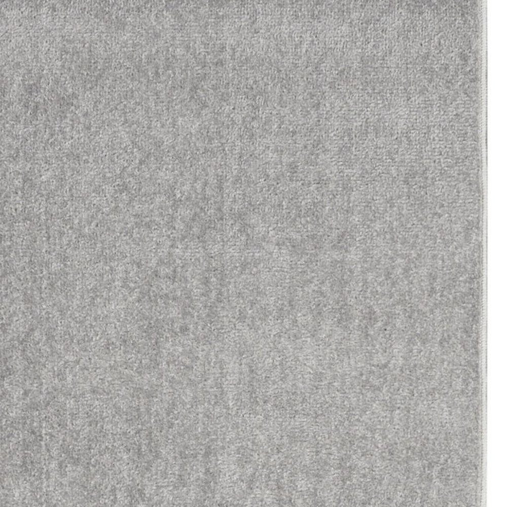 6' Gray Indoor Outdoor Runner Rug — view 3