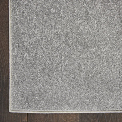 10' Gray Indoor Outdoor Runner Rug HomeRoots