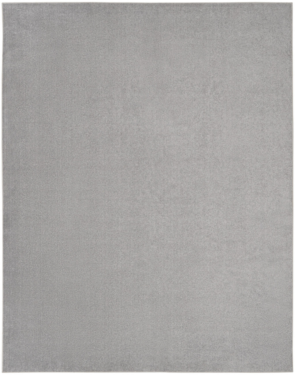 8' X 10' Silver Grey Non Skid Indoor Outdoor Area Rug