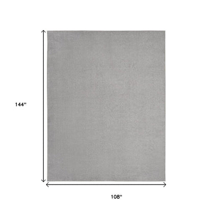 9' X 12' Gray Indoor Outdoor Area Rug HomeRoots