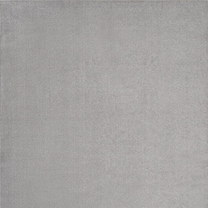 9' X 12' Silver Grey Non Skid Indoor Outdoor Area Rug