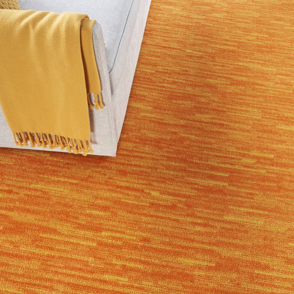 10' X 14' Orange Indoor Outdoor Area Rug HomeRoots