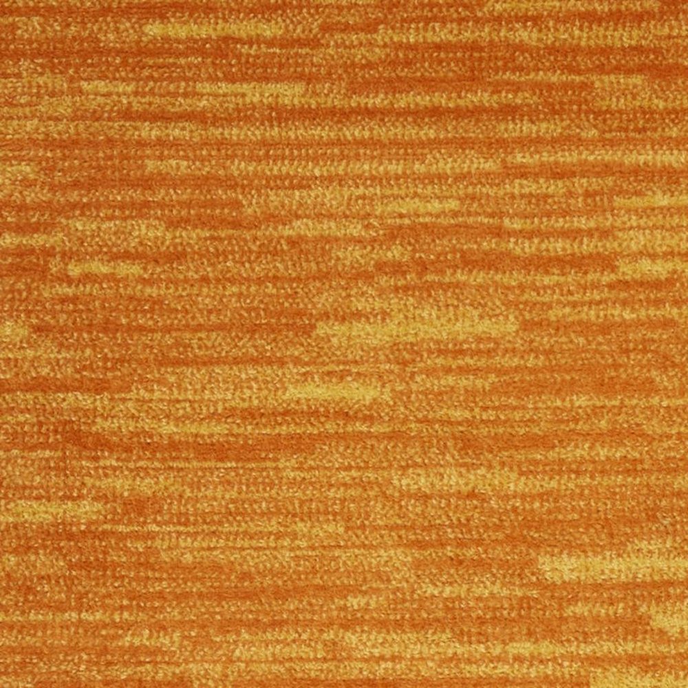 6' Orange Indoor Outdoor Runner Rug — view 3