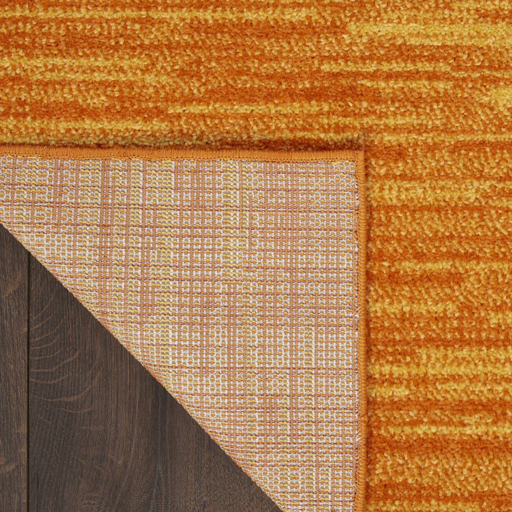 10' Orange Indoor Outdoor Runner Rug HomeRoots