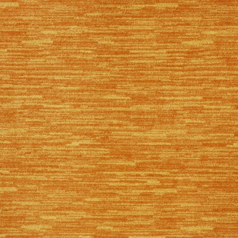 5' X 7' Orange Indoor Outdoor Area Rug — view 3
