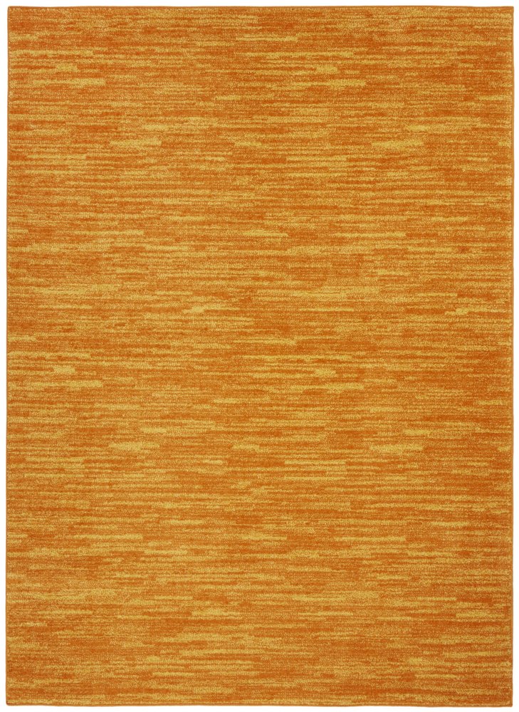 5' X 7' Orange Indoor Outdoor Area Rug HomeRoots