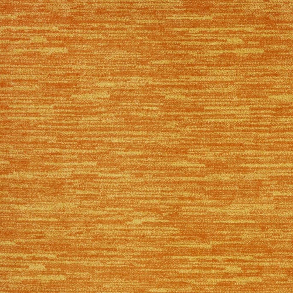 6' X 9' Orange Indoor Outdoor Area Rug