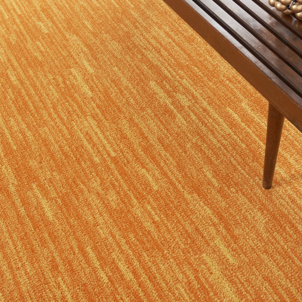 7' X 10' Orange Indoor Outdoor Area Rug HomeRoots