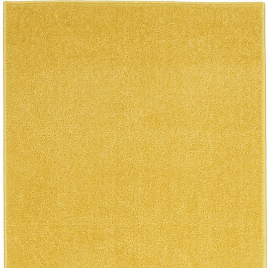 6' Yellow Indoor Outdoor Runner Rug