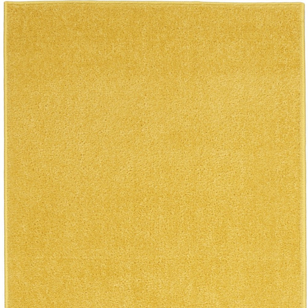 10' Yellow Indoor Outdoor Runner Rug — view 1