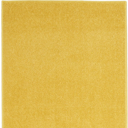 10' Yellow Indoor Outdoor Runner Rug