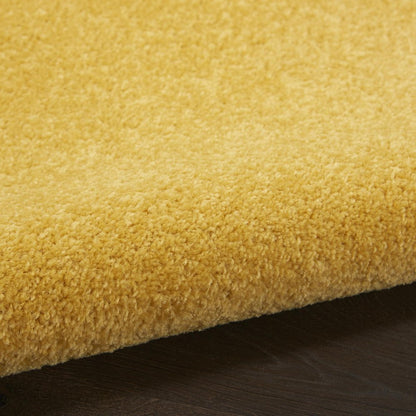 7' Yellow Square Indoor Outdoor Area Rug HomeRoots