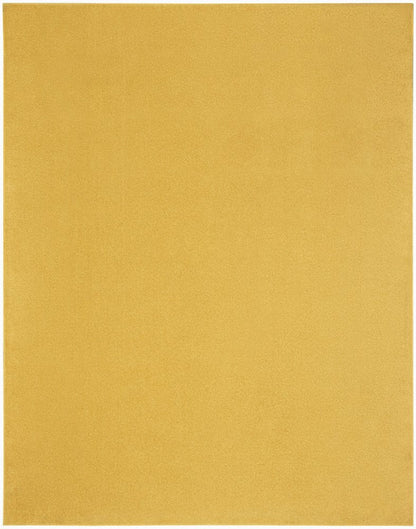 9' X 12' Yellow Indoor Outdoor Area Rug