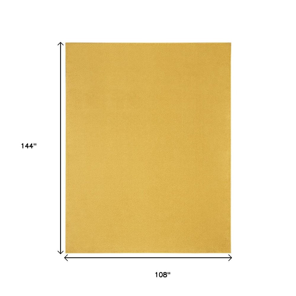 9' X 12' Yellow Indoor Outdoor Area Rug — view 4