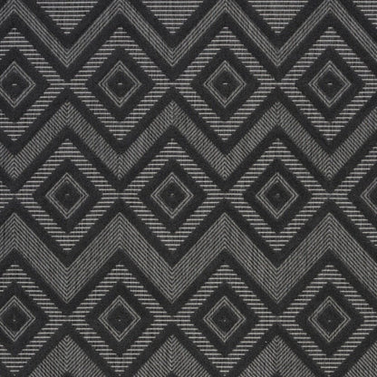 6' X 9' Charcoal Indoor Outdoor Area Rug HomeRoots