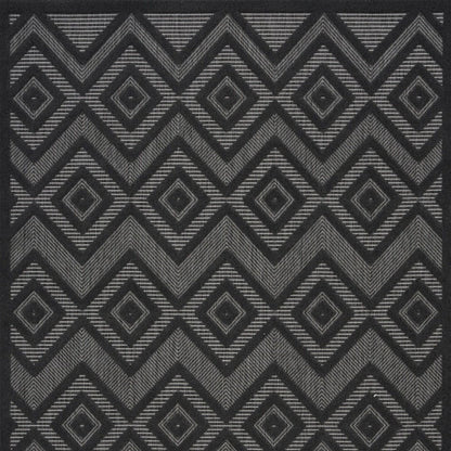 6' X 9' Charcoal Indoor Outdoor Area Rug HomeRoots
