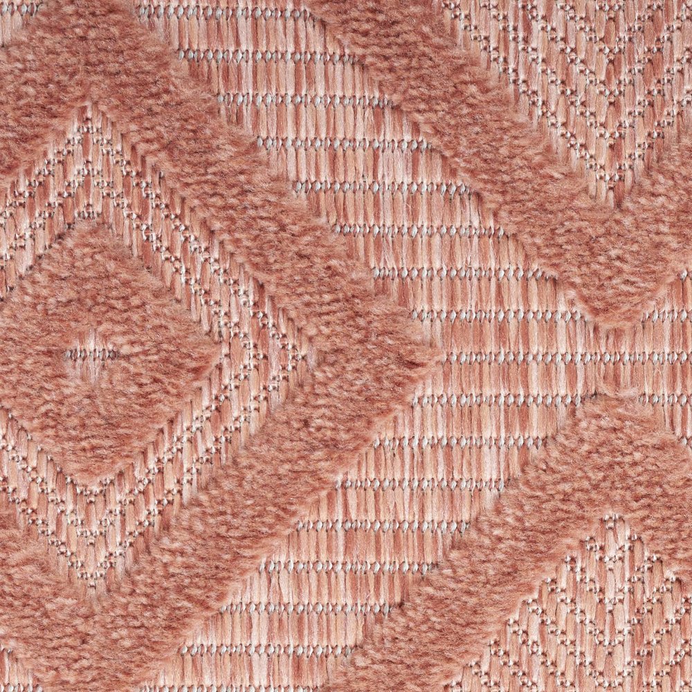 5' X 7' Coral Indoor Outdoor Area Rug — view 11
