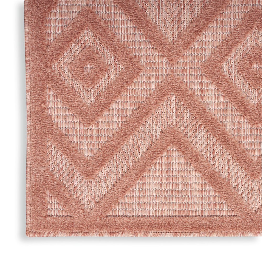 5' X 7' Coral Indoor Outdoor Area Rug — view 6