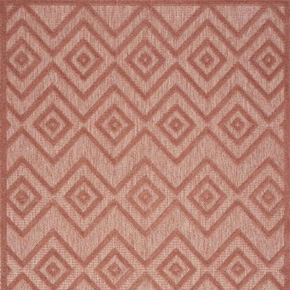 5' X 7' Coral Indoor Outdoor Area Rug HomeRoots