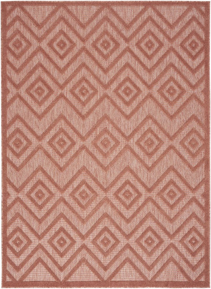 6' X 9' Coral Indoor Outdoor Area Rug HomeRoots