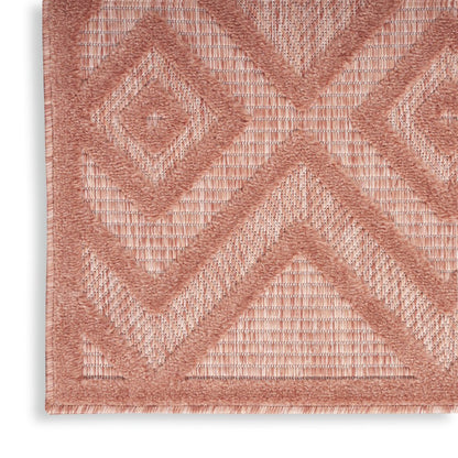 6' X 9' Coral Indoor Outdoor Area Rug HomeRoots