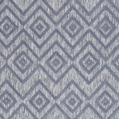 6' X 9' Denim Blue Indoor Outdoor Area Rug HomeRoots