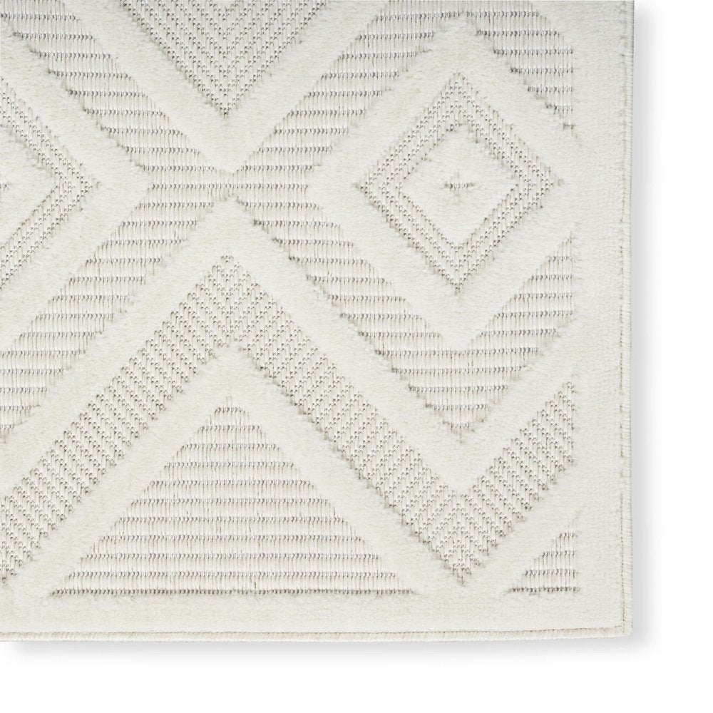 5' X 7' Ivory Indoor Outdoor Area Rug — view 9