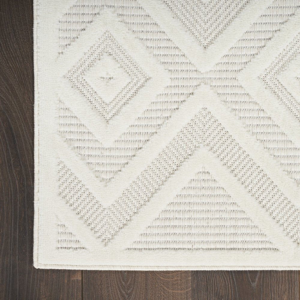 6' X 9' Ivory Indoor Outdoor Area Rug HomeRoots