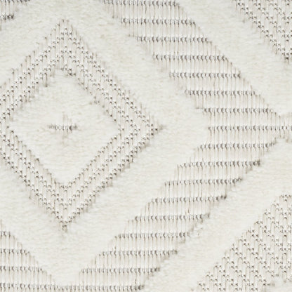 6' X 9' Ivory Indoor Outdoor Area Rug