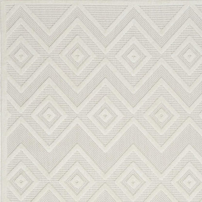 6' X 9' Ivory Indoor Outdoor Area Rug HomeRoots