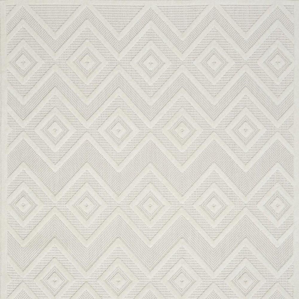6' X 9' Ivory Indoor Outdoor Area Rug — view 4