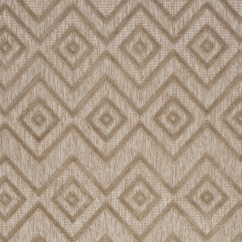 5' X 7' Beige Indoor Outdoor Area Rug — view 2