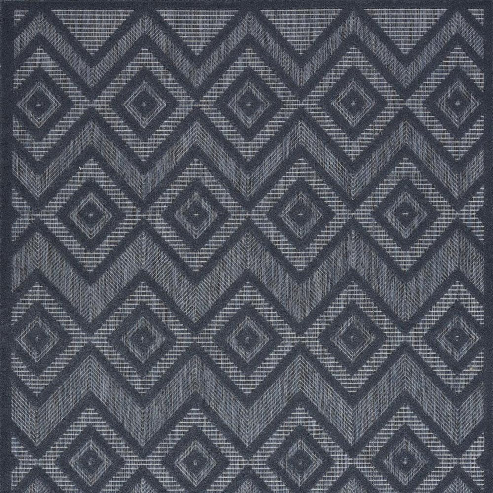 5' X 7' Blue Indoor Outdoor Area Rug HomeRoots