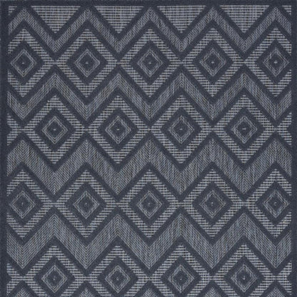 5' X 7' Blue Indoor Outdoor Area Rug HomeRoots