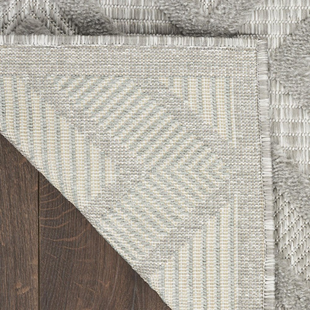 5' X 7' Gray Indoor Outdoor Area Rug HomeRoots