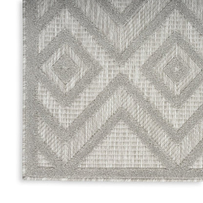 5' X 7' Gray Indoor Outdoor Area Rug HomeRoots