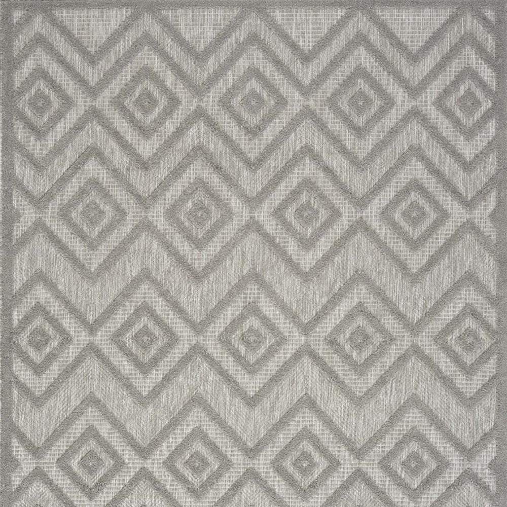5' X 7' Gray Indoor Outdoor Area Rug — view 4