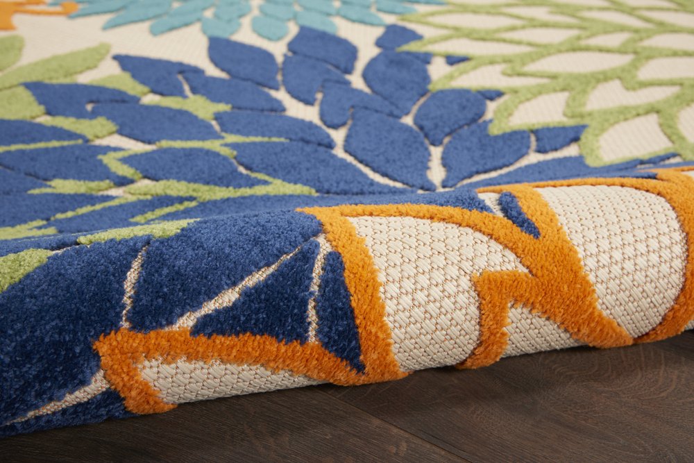 3' X 5' Cream Indoor Outdoor Area Rug — view 4