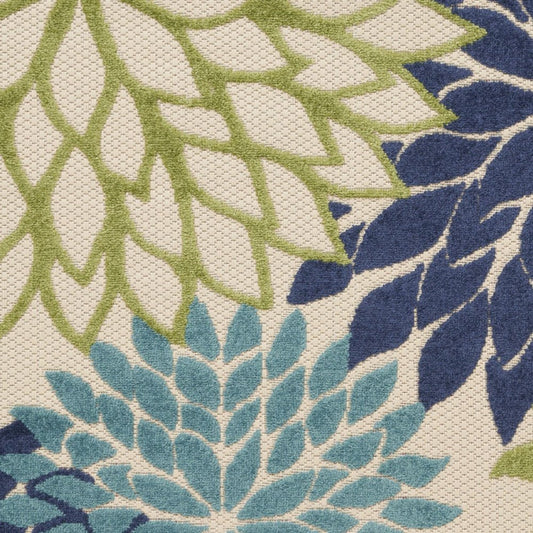 3' X 5' Cream Indoor Outdoor Area Rug
