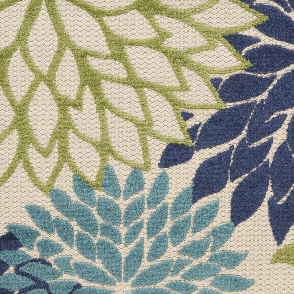 3' X 5' Cream Indoor Outdoor Area Rug HomeRoots