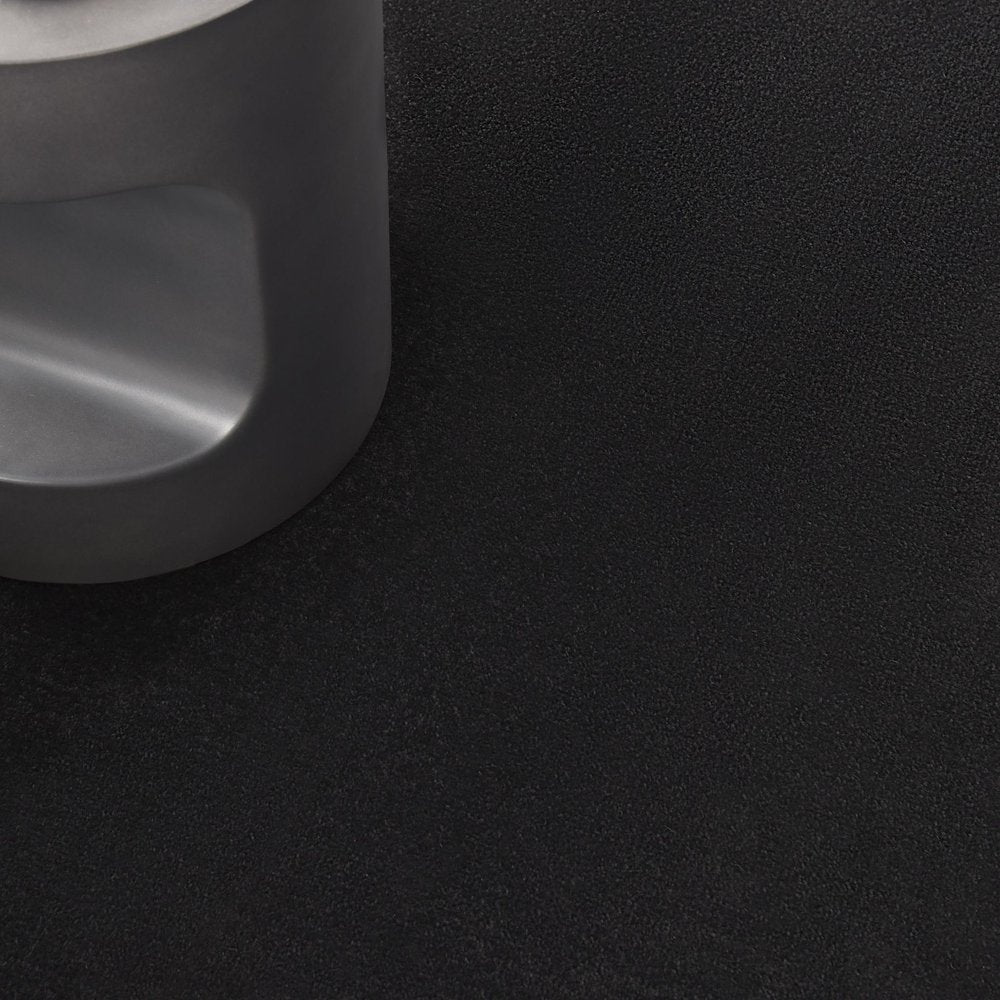 6' X 6' Black Round Indoor Outdoor Area Rug — view 6