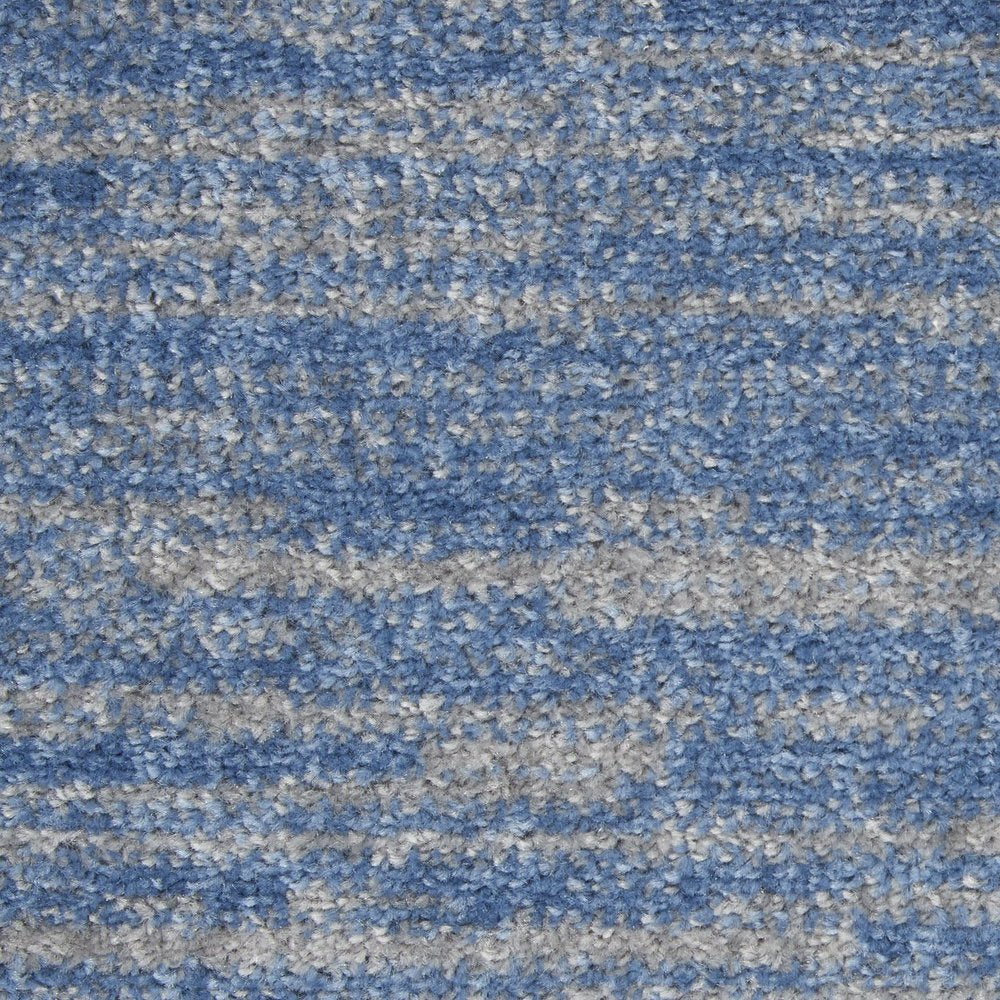 3' X 5' Blue And Gray Indoor Outdoor Area Rug HomeRoots
