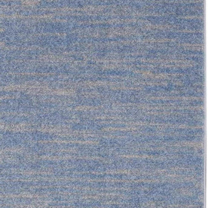 3' X 5' Blue And Gray Indoor Outdoor Area Rug HomeRoots