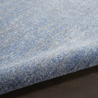 6' X 6' Blue And Gray Round Indoor Outdoor Area Rug HomeRoots